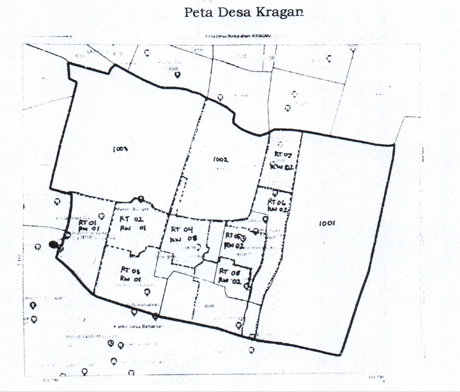Peta Desa Kragan